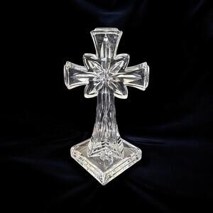 Vintage Marquis by Waterford Crystal Cross 4.5" Standing - 10134
